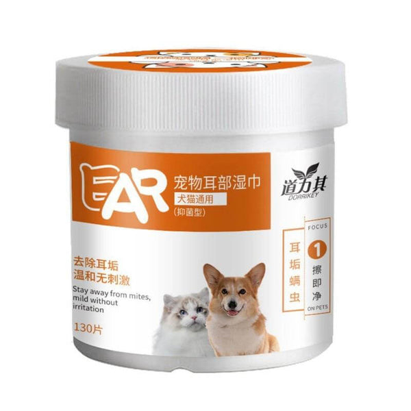 130 Piece / Box Pets Cleaning Wet Wipes, Paper Towels