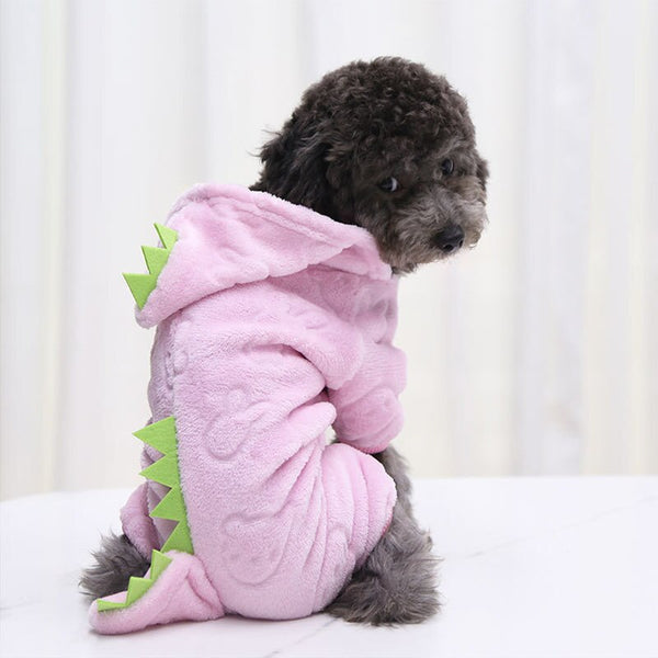 Funny Dinosaur Hoodie Clothing Costume for Dogs