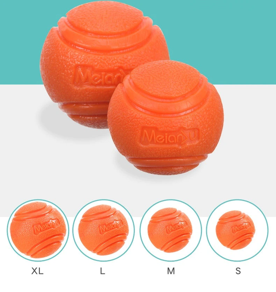 Bouncy Rubber Ball Toy Size Comparison