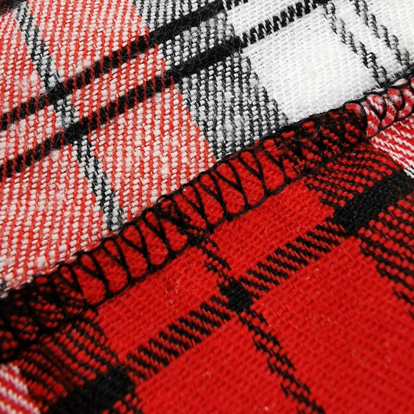 Plaid Shirts for Cats, Small to Medium Size Dogs, Cotton Pet Clothes T-Shirt