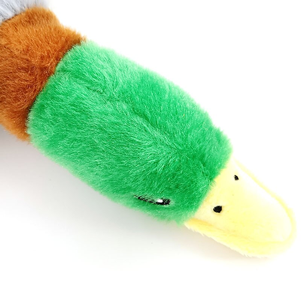 Closeup Plush Duck Toy