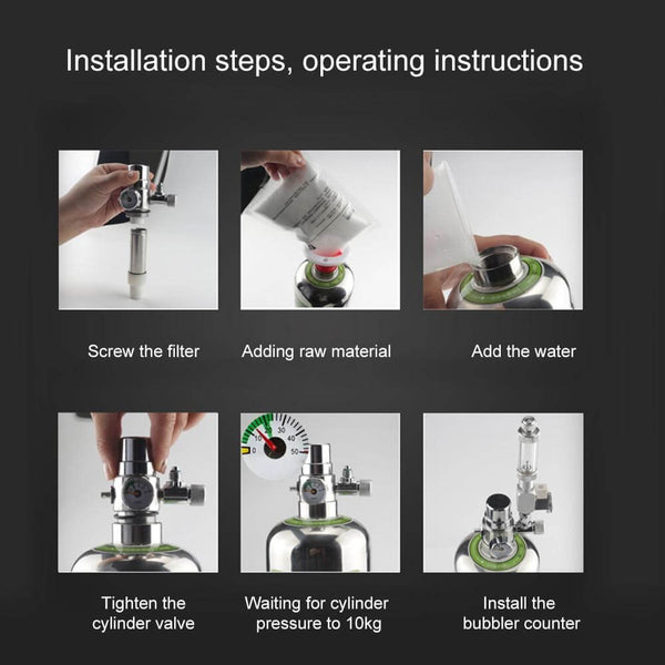 Aquarium CO2 Generator System - Installation Steps