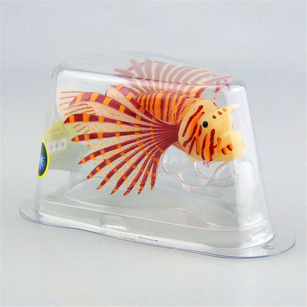 Aquarium Artificial Luminous Lionfish Fish Tank Aquatic Landscape Silicone Fish Decoration