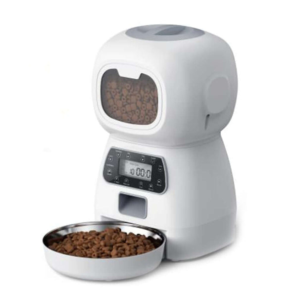 3.5L Automatic Pet Feeder Smart Timer Food Dispenser For Cats, Dogs