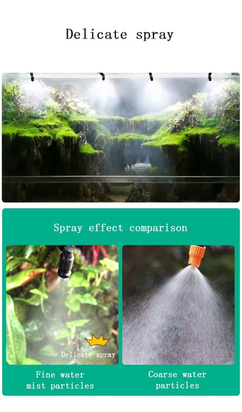 Intelligent Reptile Terrarium Fogger Device Humidifier Mist Spray System Automatic Timing