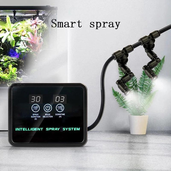 Intelligent Reptile Terrarium Fogger Device Humidifier Mist Spray System Automatic Timing