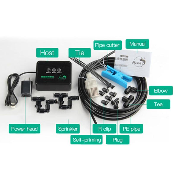 Intelligent Reptile Terrarium Fogger Device Humidifier Mist Spray System Automatic Timing