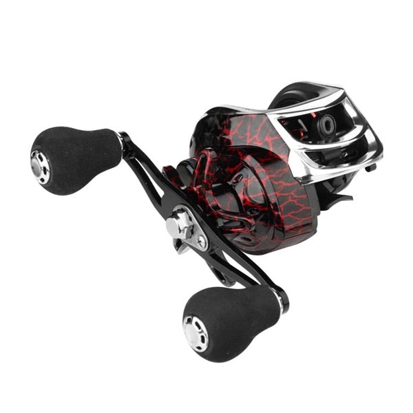 Left/Right Hand Baitcasting Fishing Reel 7.2:1 With Magnetic Brake