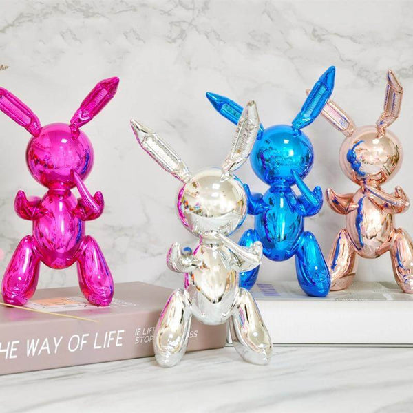 Balloon Bunny Figurine