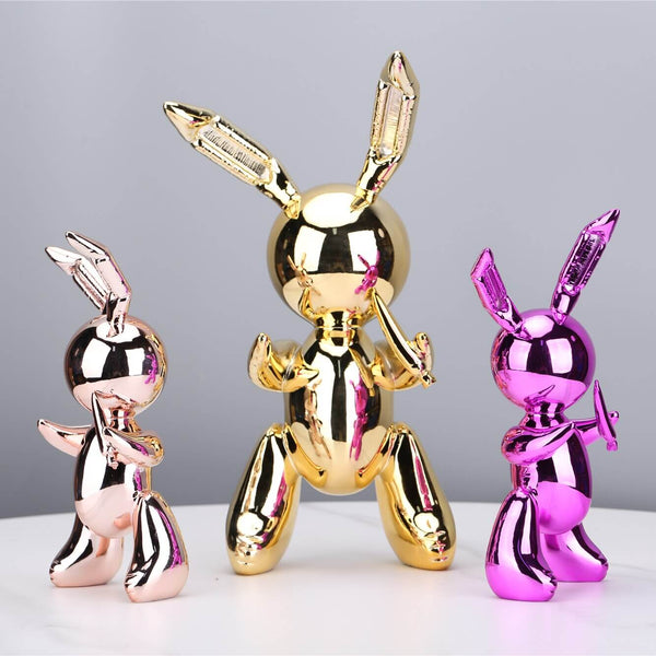 Balloon Bunny Figurine