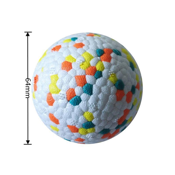 Dog Chew Toys High-elasticity Lightweight Popcorn Bite Resistant Solid Ball