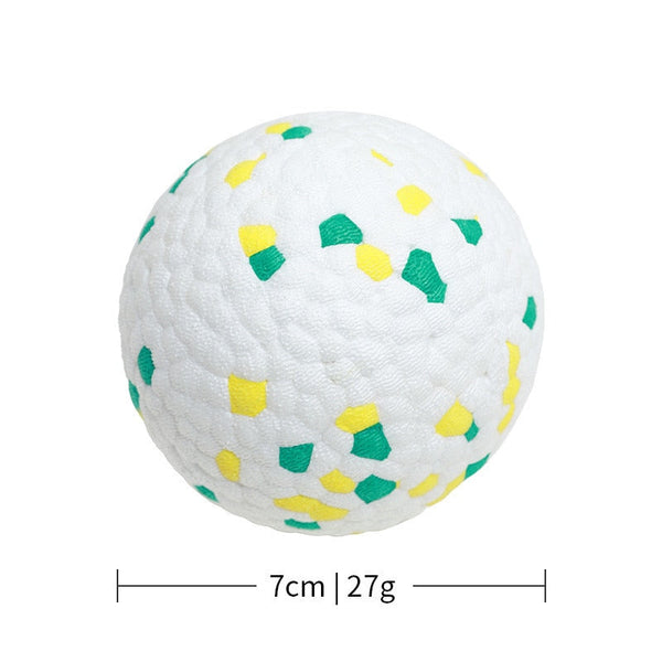 Dog Chew Toys High-elasticity Lightweight Popcorn Bite Resistant Solid Ball