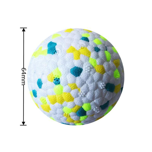 Dog Chew Toys High-elasticity Lightweight Popcorn Bite Resistant Solid Ball