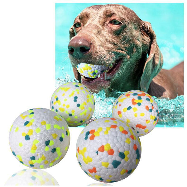 Dog Chew Toys High-elasticity Lightweight Popcorn Bite Resistant Solid Ball