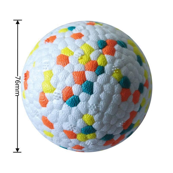 Dog Chew Toys High-elasticity Lightweight Popcorn Bite Resistant Solid Ball