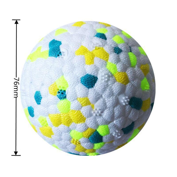 Dog Chew Toys High-elasticity Lightweight Popcorn Bite Resistant Solid Ball