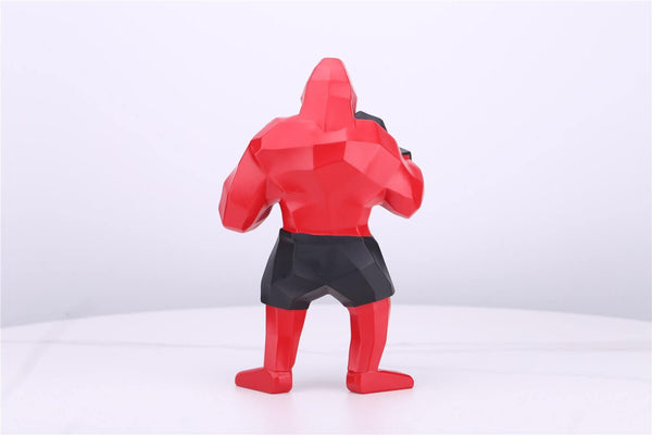 Boxer Gorilla Figurine Resin Home Decoration Statue