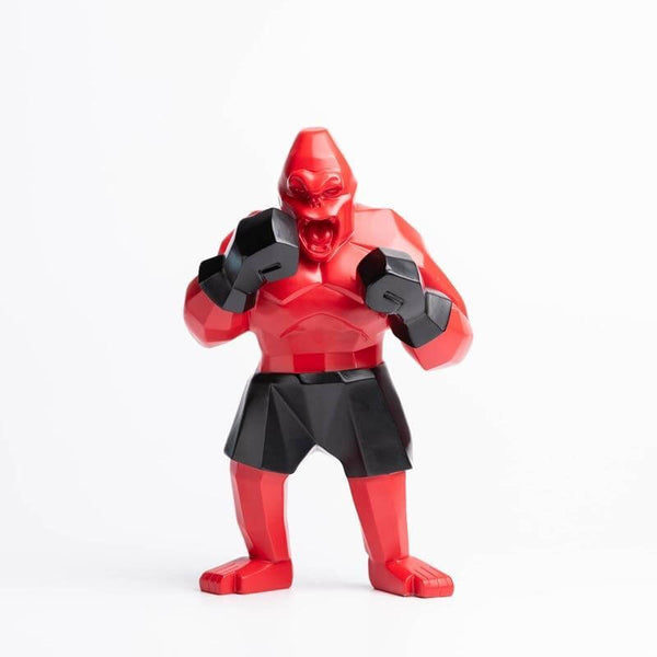 Boxer Gorilla Figurine Resin Home Decoration Statue