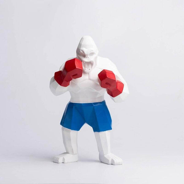 Boxer Gorilla Figurine Resin Home Decoration Statue
