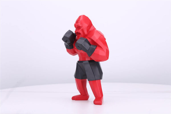 Boxer Gorilla Figurine Resin Home Decoration Statue