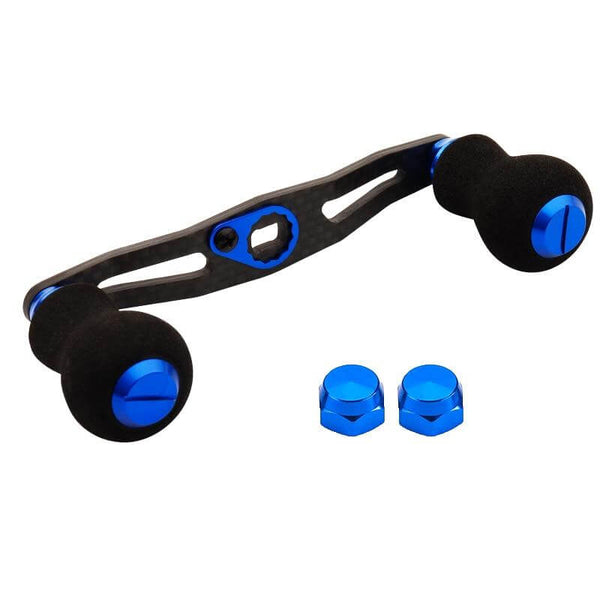 Carbon Fiber Fishing Reel Handle Blue Color