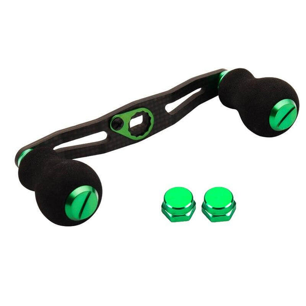 Carbon Fiber Fishing Reel Handle Green Color