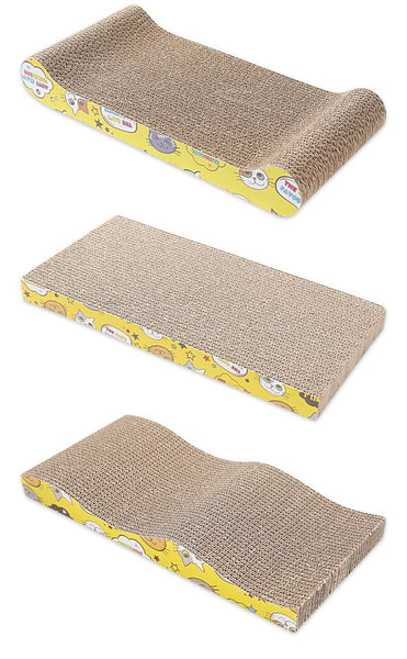 Cat Scratcher Board Cardboard with Cartoon Decoration Various Shapes