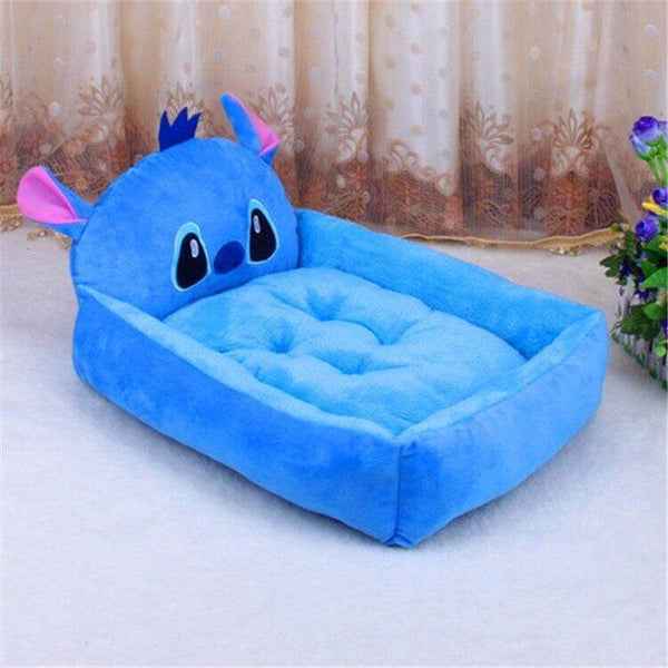 Cartoon Animal Shape Pet Beds for Cats, Dogs Various Styles - Stitch Shape