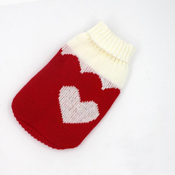 Winter Cartoon Clothes Warm Knitted Christmas Sweater Style For Small Dogs, Cats
