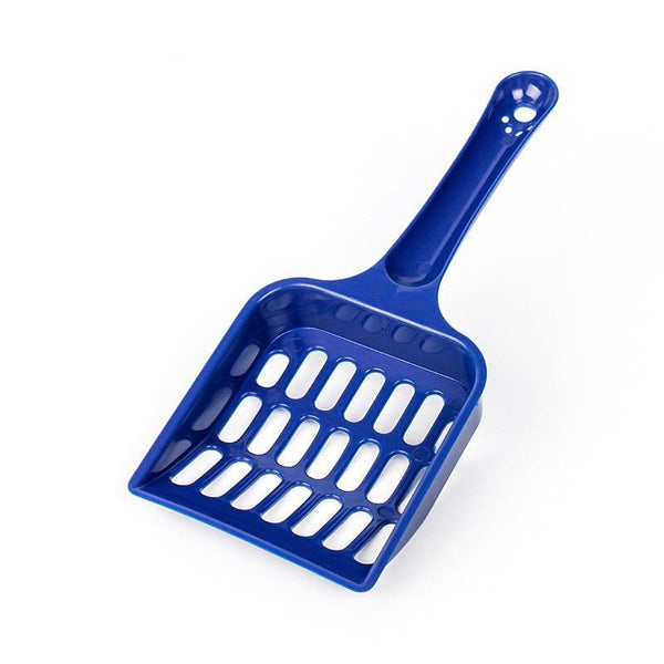 Cat Litter Shovel Cleaning Tool Plastic Scoop Toilet Cleaner Supplies - Dark Blue Color