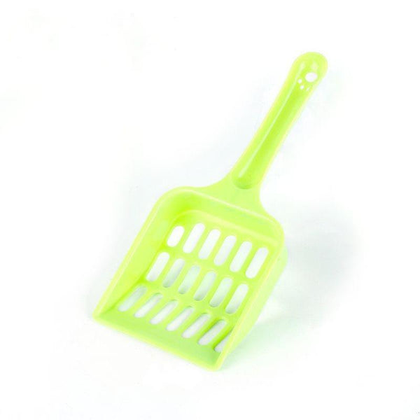 Cat Litter Shovel Cleaning Tool Plastic Scoop Toilet Cleaner Supplies - Green Color