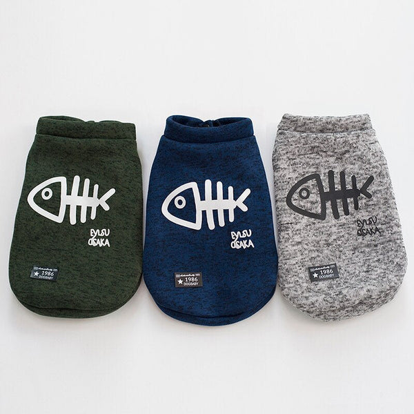 Cat Sweatshirt Autumn Winter Warm Clothes Printed Kitten Outfit