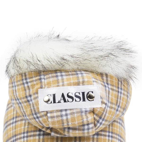 Classic Fur Coat Thick Warm Winter Jacket Clothes for Dogs