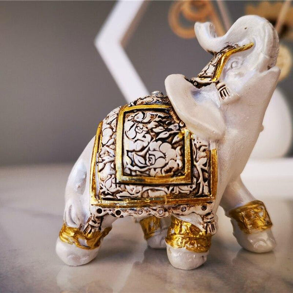 Feng Shui Resin Elephant Statue
