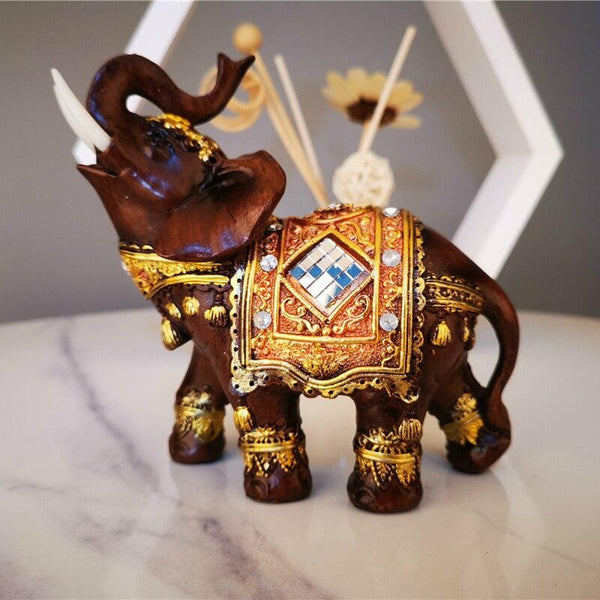 Feng Shui Resin Elephant Statue