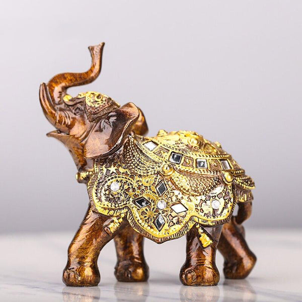 Feng Shui Resin Elephant Statue