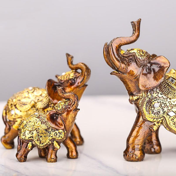 Feng Shui Resin Elephant Statue