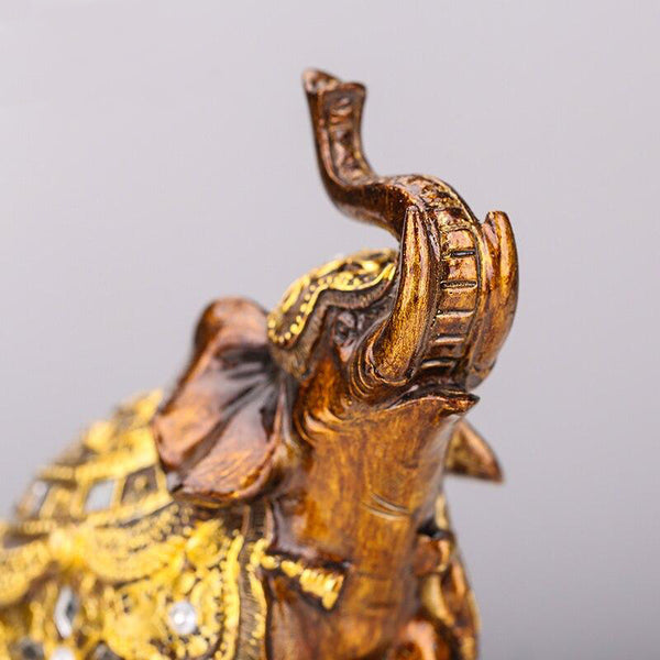 Feng Shui Resin Elephant Statue