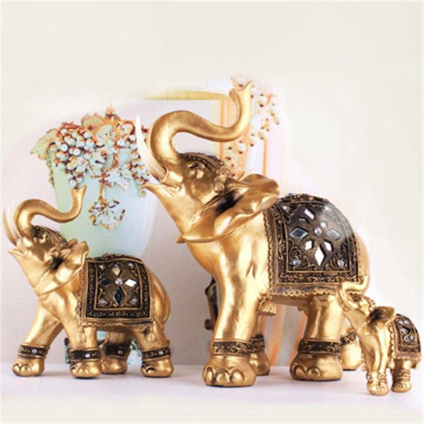 Feng Shui Resin Elephant Statue
