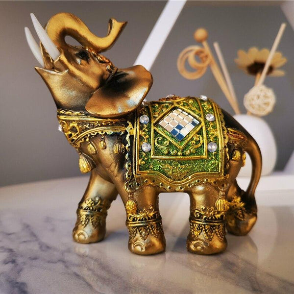 Feng Shui Resin Elephant Statue