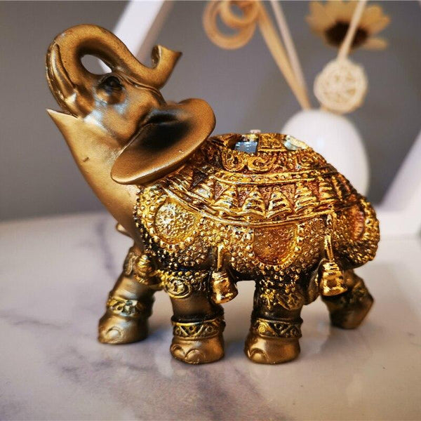 Feng Shui Resin Elephant Statue