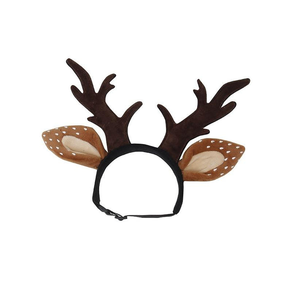 Pet Costume Antler Headbands Deer Cosplay for Cats, Dogs