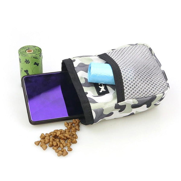 Portable Dog Training Snack, Treat Holder Bag Large Capacity Waist Bag