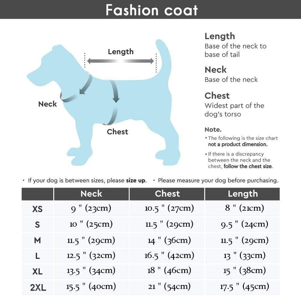 Dogs Designer Retro Jacket Warm Winter Clothes For Puppy