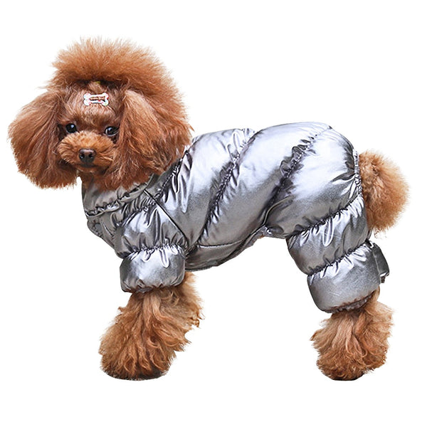 Dogs Designer Retro Jacket Warm Winter Clothes For Puppy