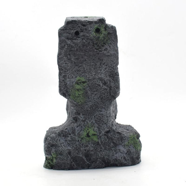 Easter Island Statue Resin Ornament Aquarium Landscape Decoration