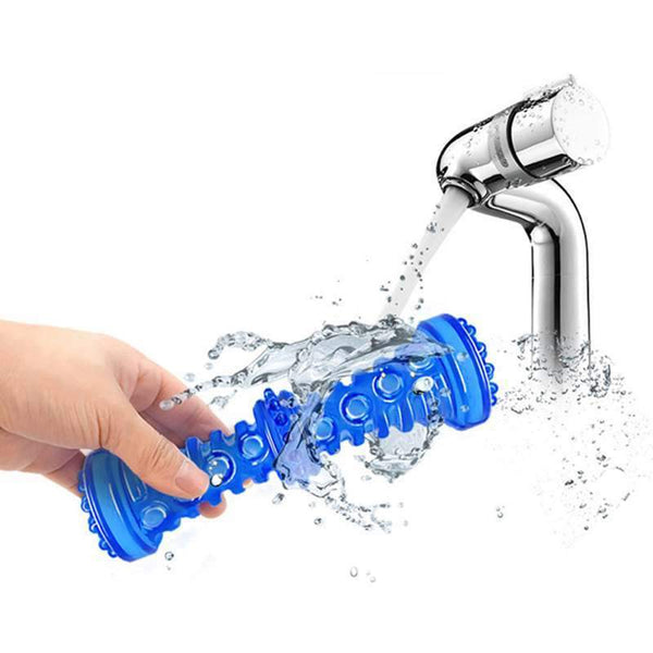Rubber Bone Toy, Chewing Teeth Cleaning Bite Resistant Toys for Dogs - Easy to clean under running water