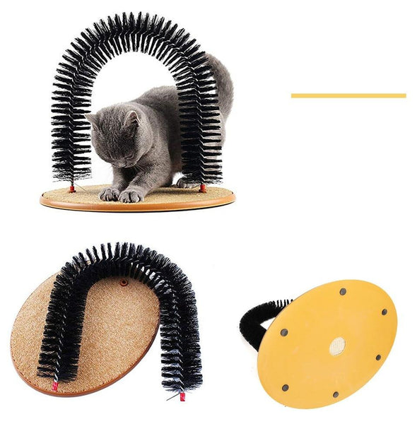 Free Standing Cat Arch Brush, Self Grooming Brushes