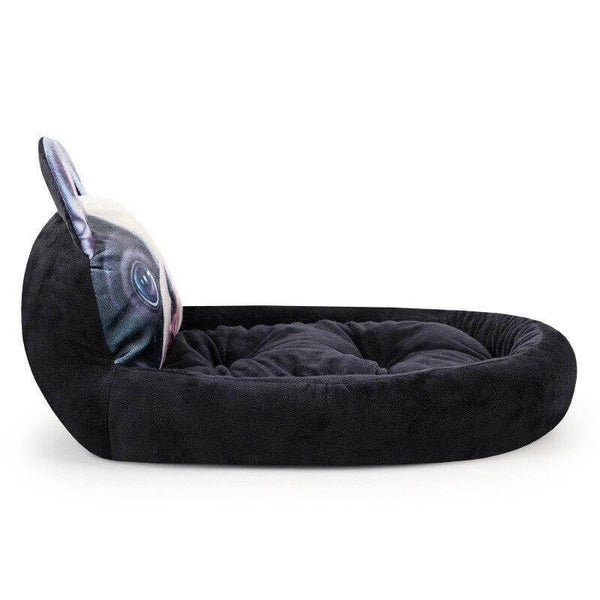 3D French Bulldog Pattern Dog Beds Cozy Soft Cushion