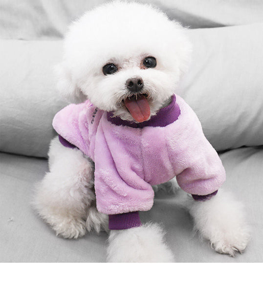 Warm Fleece Pet Clothes Cute Fruit & Vegetables Design Printed Shirts
